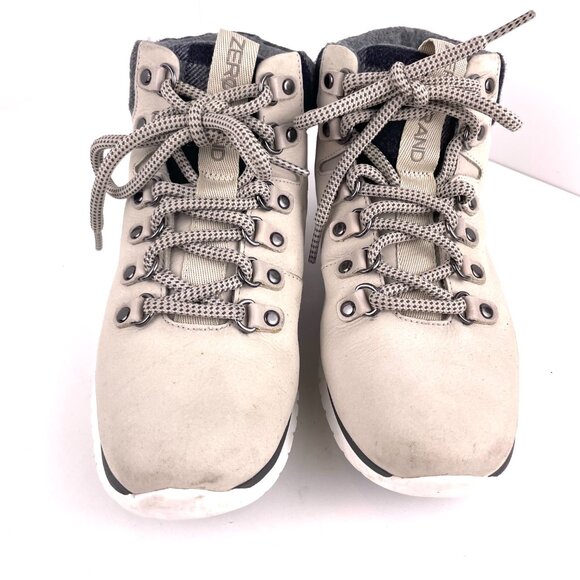 Cole Haan Womens Zerogrand Explorer Leather Walking Boots Ivory Size 5.5B - Picture 2 of 10